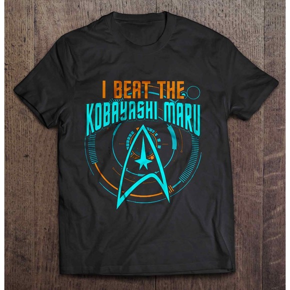I Beat The Kobayashi Maru T Shirt Star War - Picture 1 of 4